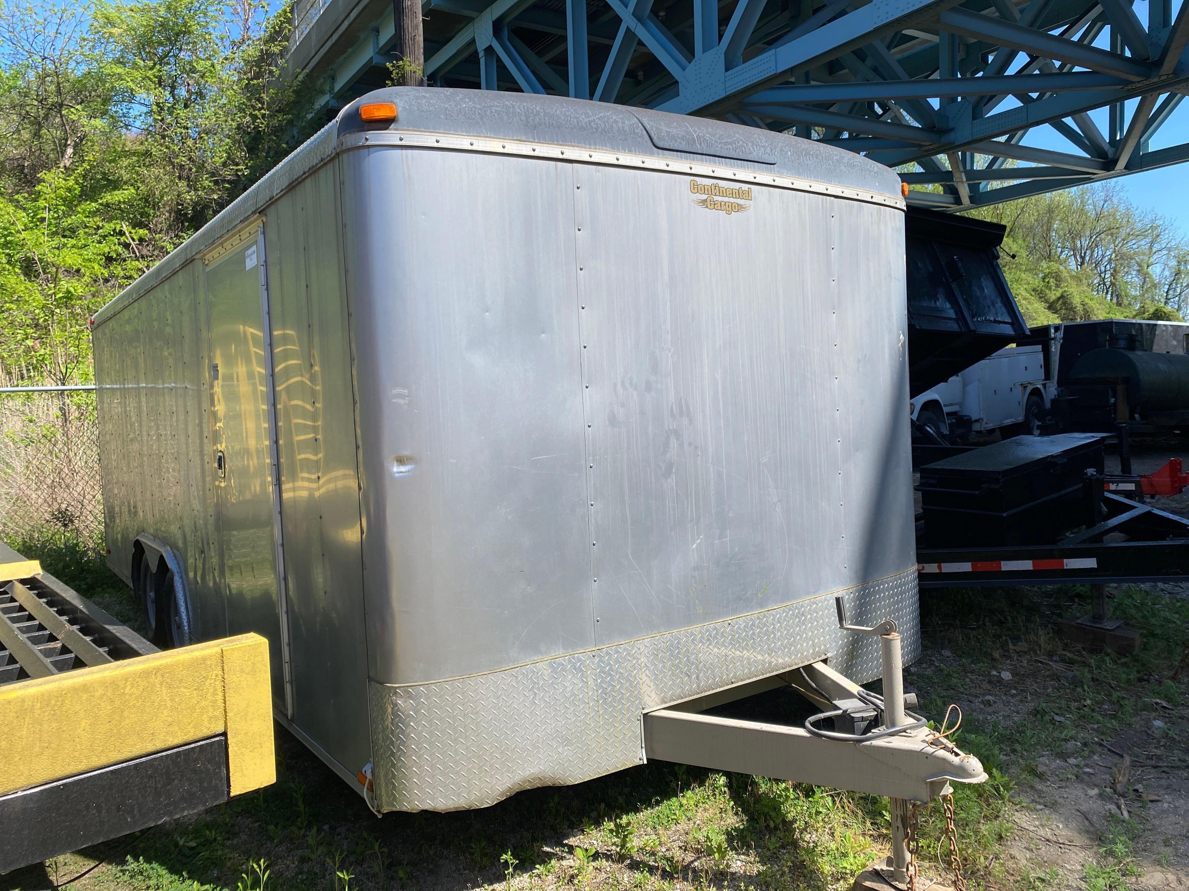 2012 Forest River Co 20ft Tandem Enclosed Box Trailer (located offsite-please read full description)