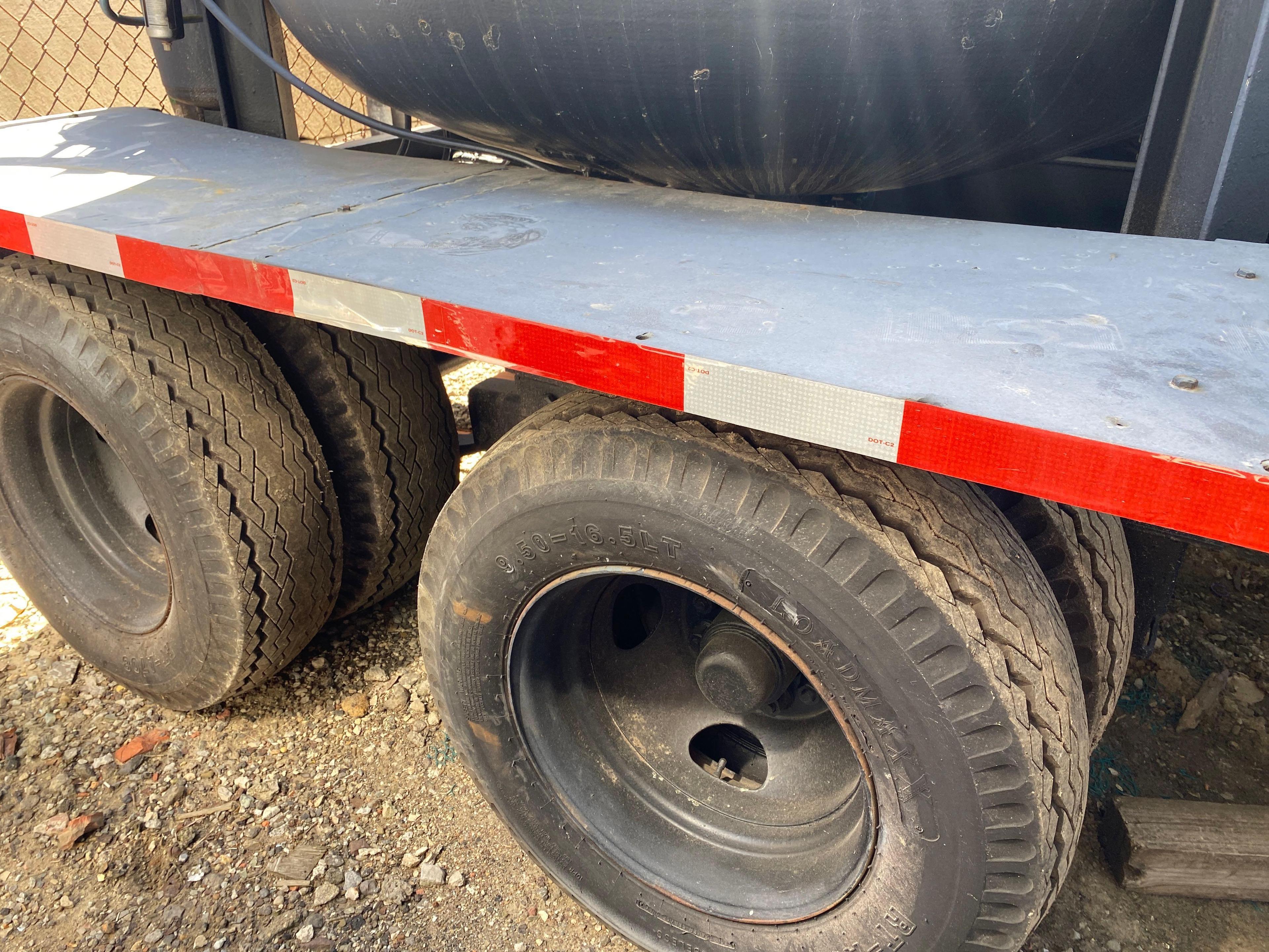 Dual Tandem Blasting Trailer (located offsite-please read full description)