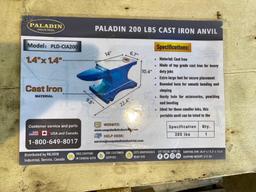 New Paladin 200lb Cast Iron Anvil Model PLD-CIA200