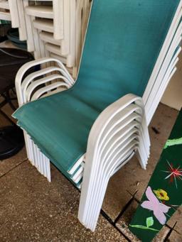 (8) Patio/Lawn Chairs (located off-site, please read description)