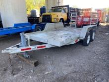 14ft Tandem Equipment Trailer (located offsite-please read full description)