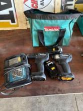 Makita (Remanufactured) 18v Drill, Impact, Charger & Battery