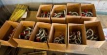 Approx (76) Screw Pin Anchor Shackles (assorted sizes)