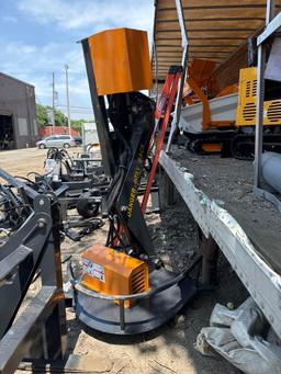 New LandHonor Co Hydraulic Skidloader Articulating Brush Hog Attachment MoDEL ABC-13-125A