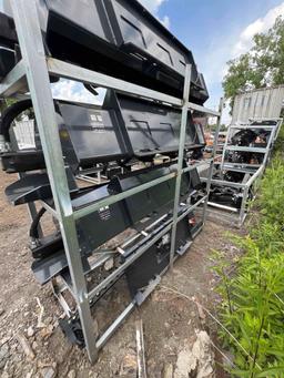 New Wolverine Hydraulic Roto-Tiller Skid Steer Attachment model: TL-12-72W