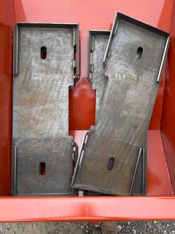 New KC Brand/Steel Mart Co Weldable Skidloader Attachment Plate