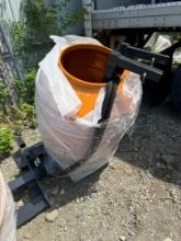 New LandHero Co Hydraulic Skidloader Rotary Concrete Mixer Model CMR-11-65V