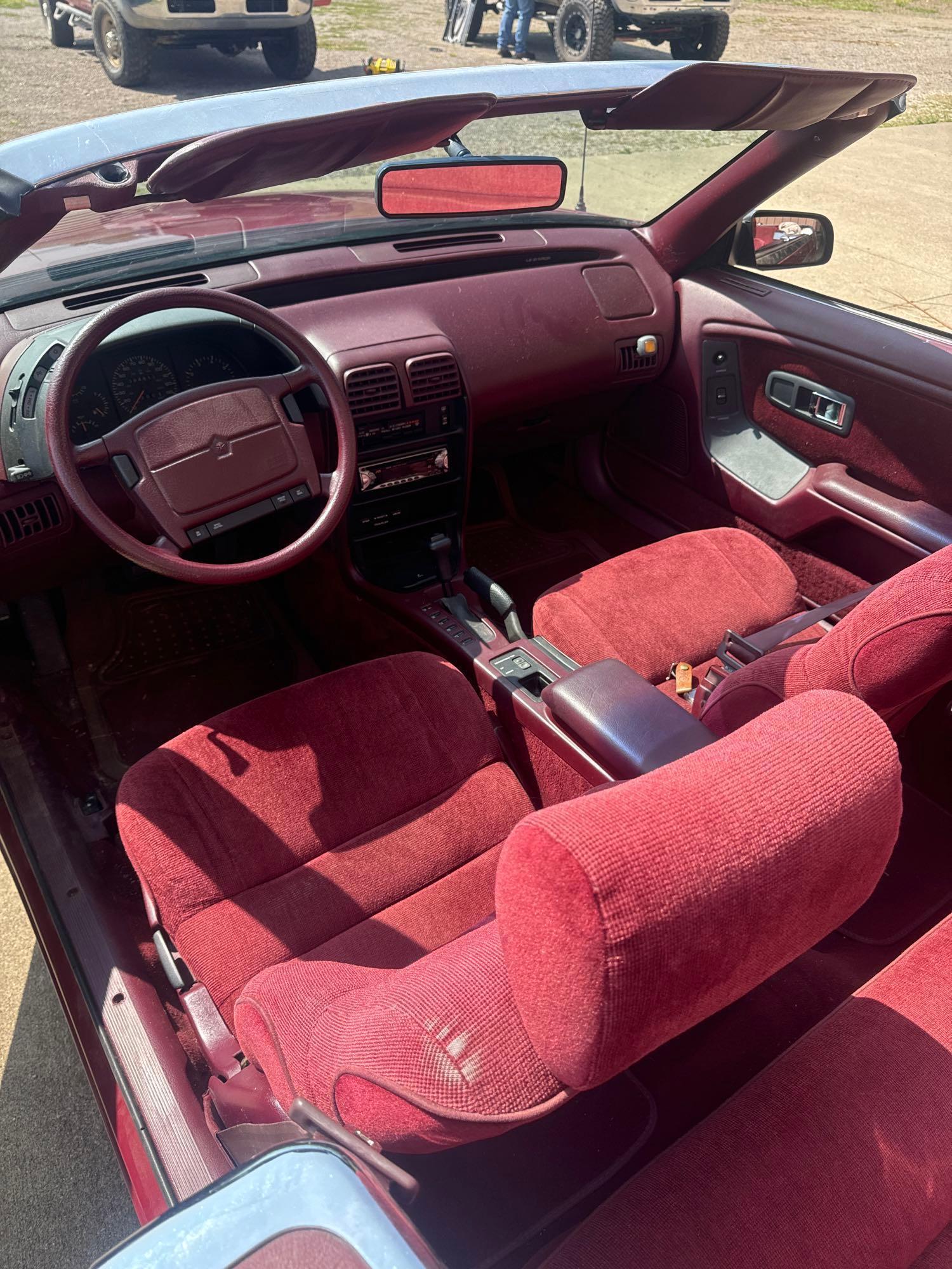 1990 Chrysler Lebaron Convertible (located off-site, please read description)