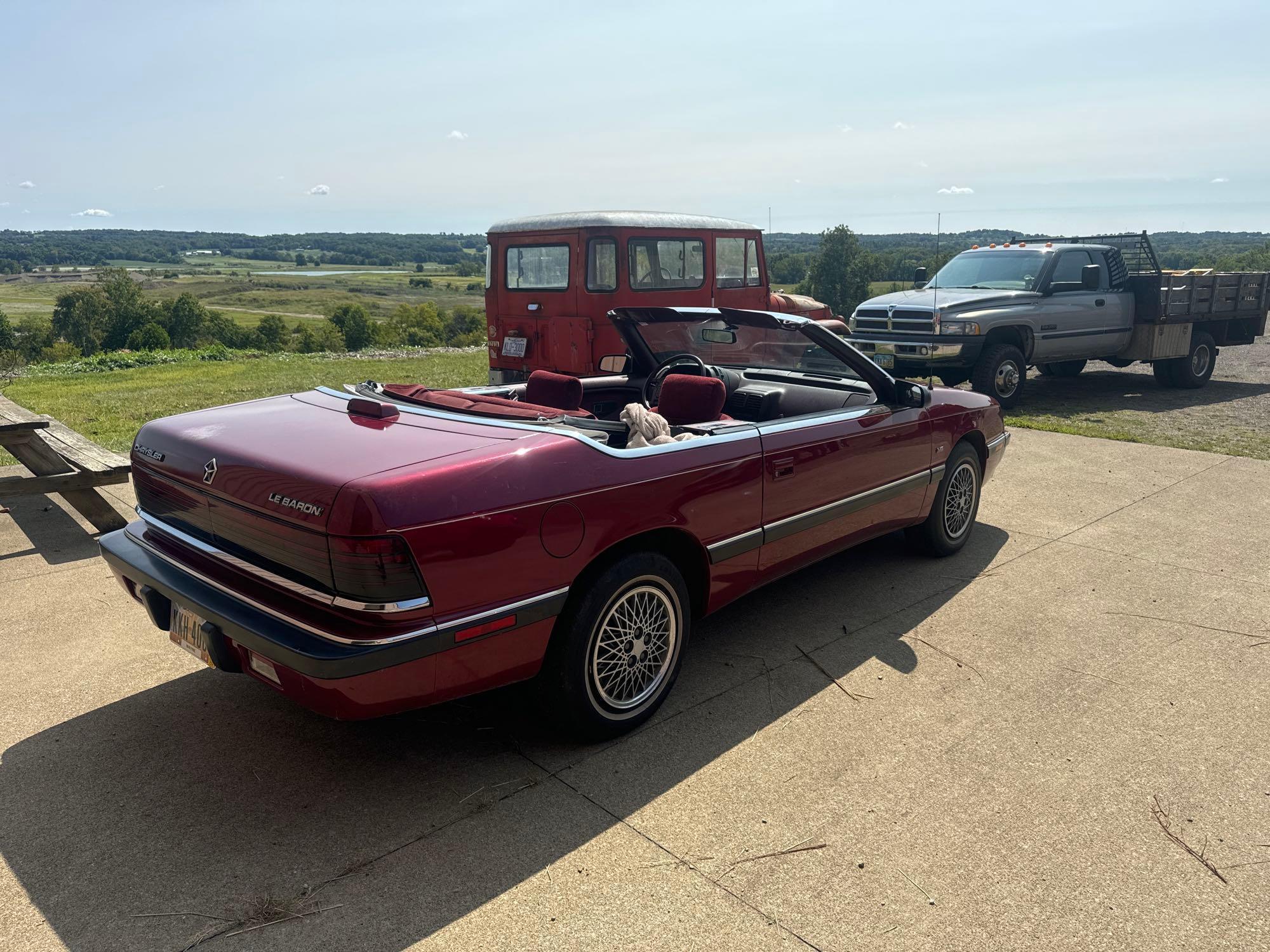 1990 Chrysler Lebaron Convertible (located off-site, please read description)