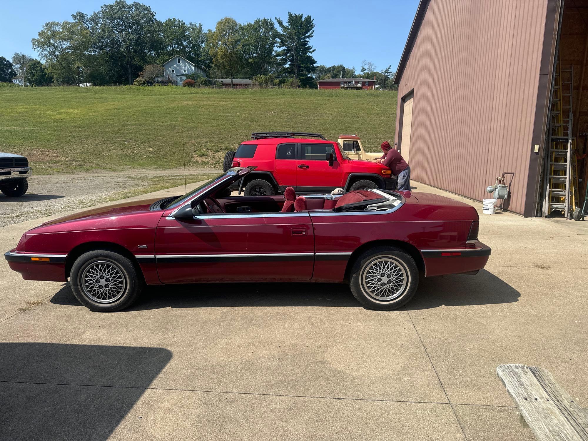 1990 Chrysler Lebaron Convertible (located off-site, please read description)