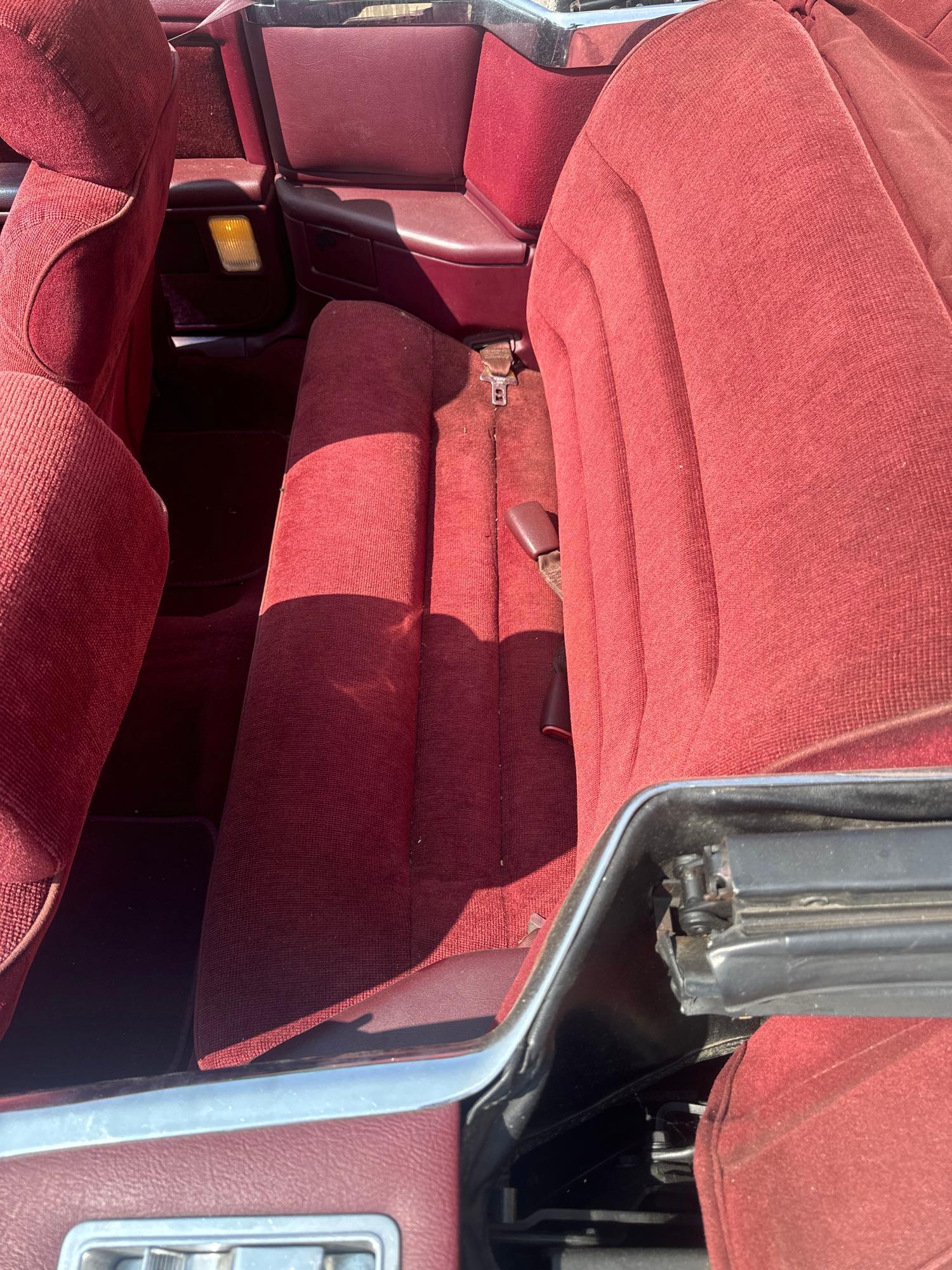 1990 Chrysler Lebaron Convertible (located off-site, please read description)