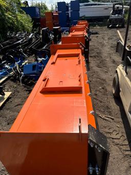 New KC Co 96in Skidloader Snow Pusher Attachment