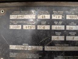 Crown 6k# electric pallet jack (off-site item, read description)
