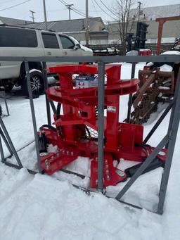 New Agrotk Hydraulic Skidloader Tree Shear Attachment Model ECSSRB