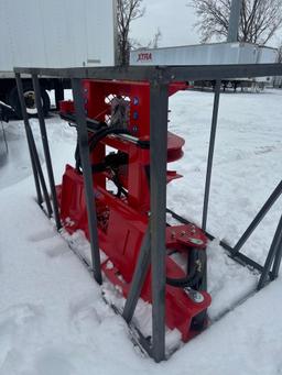 New Agrotk Hydraulic Skidloader Tree Shear Attachment Model ECSSRB