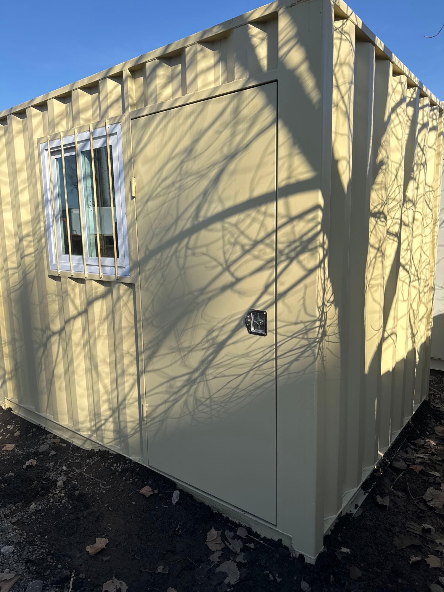 New 10ft x 7ft Steel Mini Container/Office