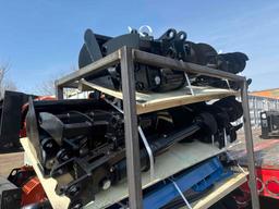 New Vicsec Mini Excavator 8 pc Attachment Set
