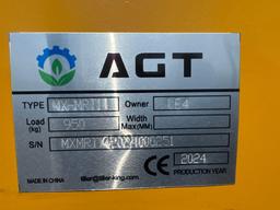 New AGT Co Stand-On Mini Skidloader Model MX-MRT14