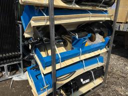 New GIYI Co Hydraulic Skidloader Auger Set w/ 8/12/16in Bits