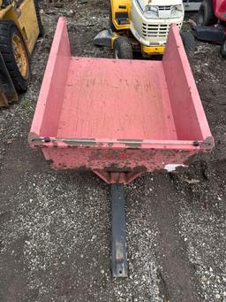 Metal Single Axle Dump Cart