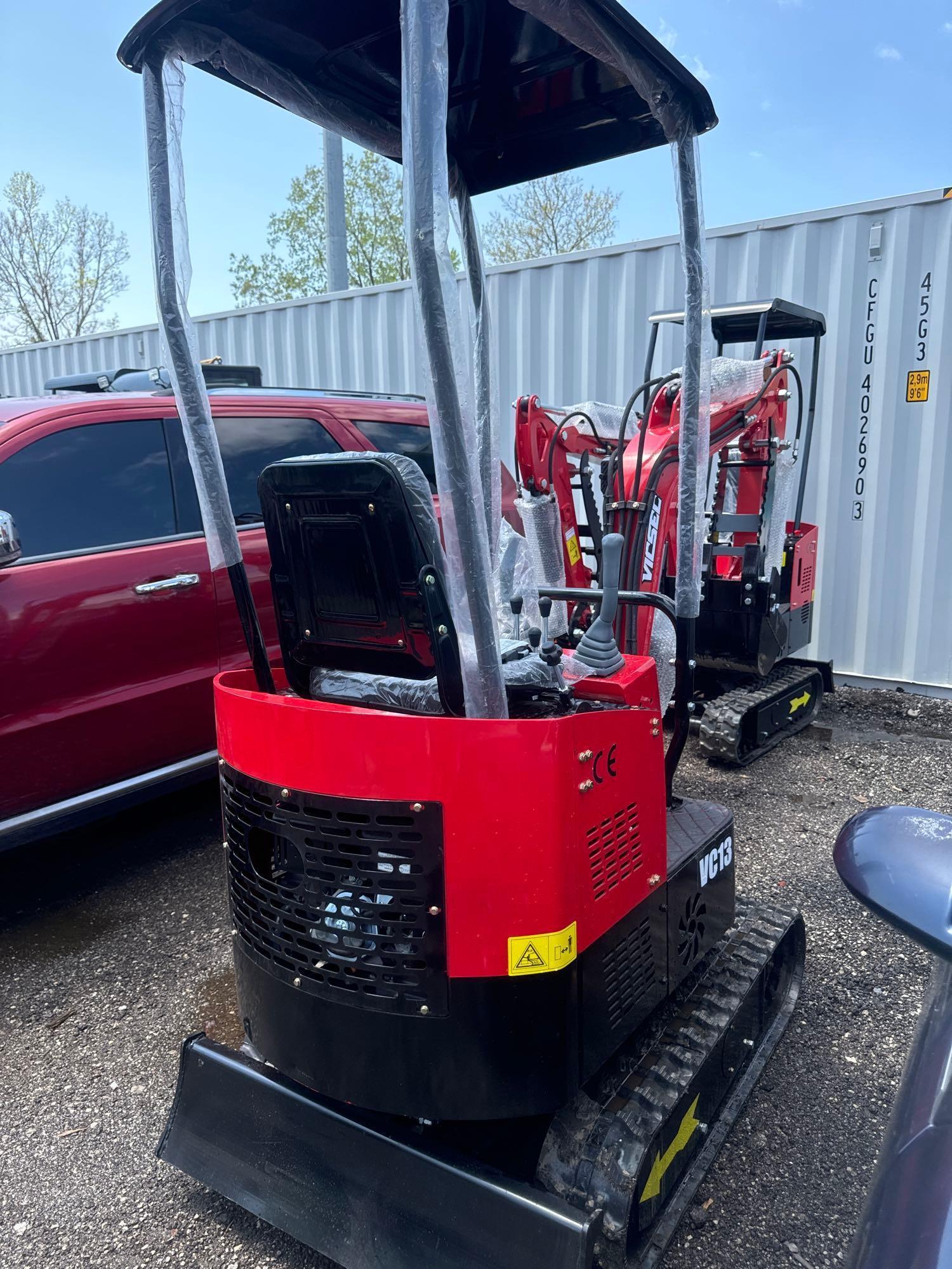 New Vicsec Co Mini Excavator Model VC13