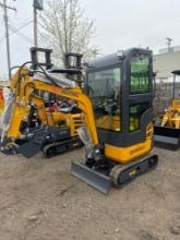 New AGT Co Mini Excavator (full cab w/ AC) Model QK18RRXS-C