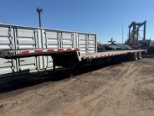 2008 Trail King 40ft Aluminum Step Deck Equipment Trailer Model TK80MED