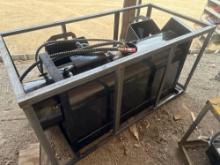 New AGT/Mower King Hydraulic Skidloader Concrete/Morter Mixer Attachment Model SSCM53