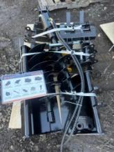 New AGT 9 Pc Mini Excavator Attachment Set Model 12EX-ATA