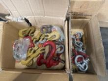 Lot of Assorted Shackles, D-Rings & Hooks