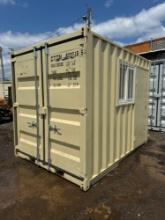 New 10ft x 7ft Mini Steel Shipping Container/Mobile Office