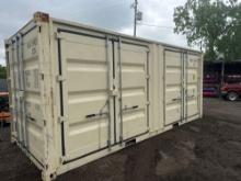 Like New CIMC Co 20ft Double Side-Door 20ft Shipping/Storage Container
