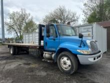 2012 International DuraStar 4300, 28ft Stake Truck
