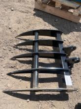 New 19" x 15" Vicsec Co Mini Excavator Rake Attachment