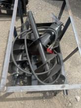 New AGT Co/Mower King Hydraulic Skidloader Auger Set Model SSECAG-Y
