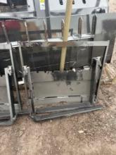 (1) Set of 30in Mini Stand-On Skidloader Forks (1 frame-2 forks)