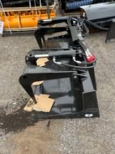Nee GiYi Co 72in Hydraulic Skidloader Solid Bottom Grapple Bucket Model GY-PG72C
