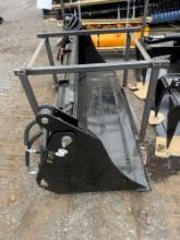 New GiYi Co 72in Hydraulic Skidloader 4 in 1 Bucket Model GU-KH72F