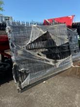 New 19ft Dual Swing Galvanized Driveway Gate