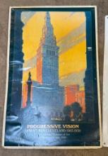 Progressive Vision Downtown Cleveland 1903-1930 Poster
