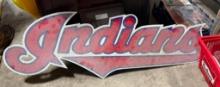 Cleveland Indians Logo Sign
