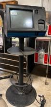 Interactive Kiosk with Card Reader and Stand