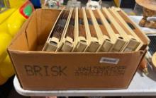 Box of 78 RPM Record Collection in Albums