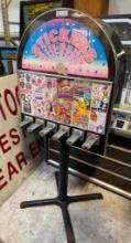 6-Column Coin Operated Sticker Vending Machine
