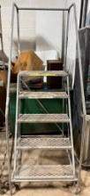 Rolling Warehouse Ladder