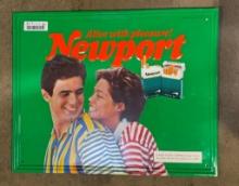 Newport Cigarettes Advertising Sign