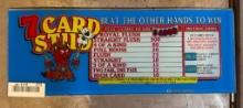 7 Card Stud Poker Glass Panel