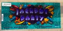 WMS Gaming Jackpot Party Slot Machine Glass Panel