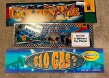 Collection of Arcade Game Inserts
