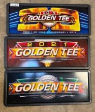 Golden Tee Arcade Game Marquees